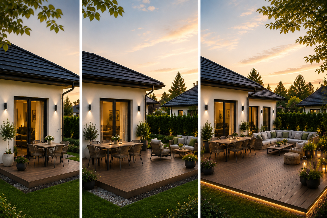Építész válaszol: Mekkora terasz lenne ideális? 10, 20 vagy 30 m²?