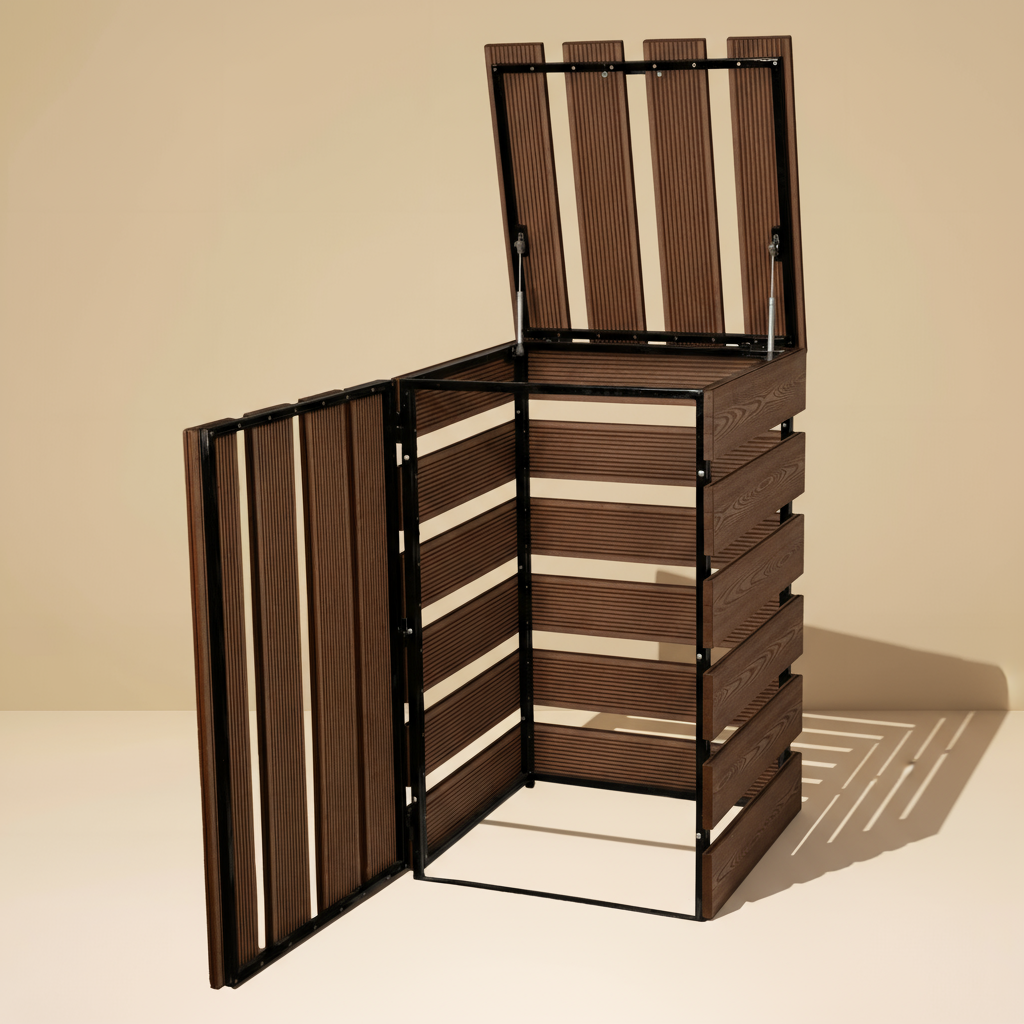 WPC kukatároló – esztétikus és időjárásálló megoldás kültérre